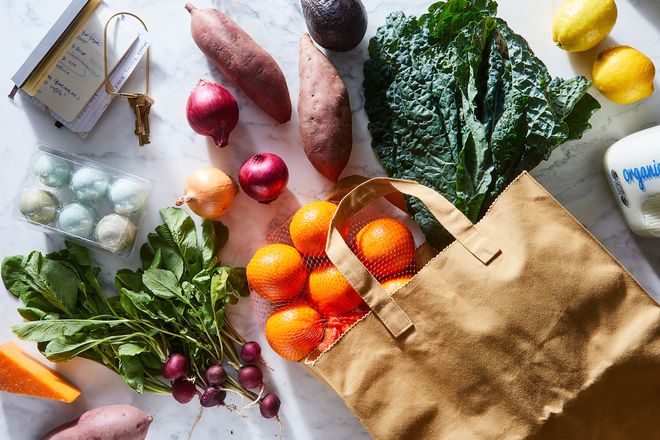Fresh produce bags from Abundant Life Market